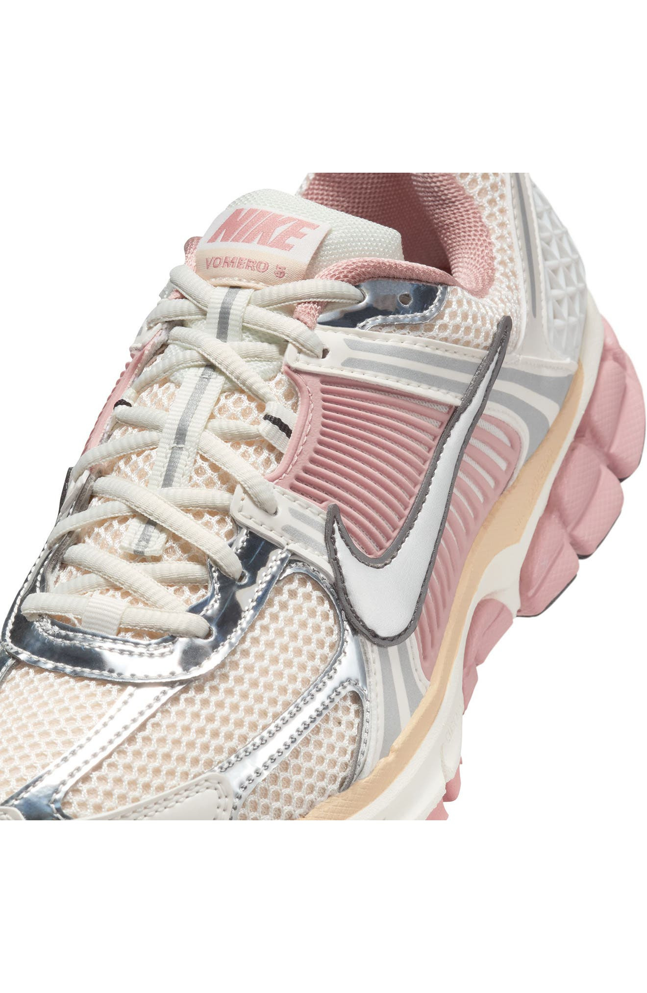 Nike Zoom Vomero 5 Sneaker in Sail/Pearl White/Pink at Nordstrom - 8