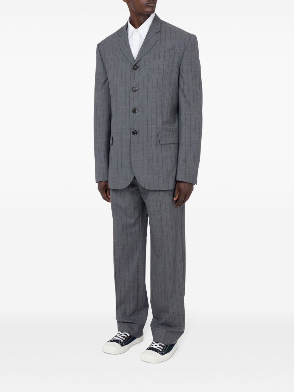 pinstripe suit - 2