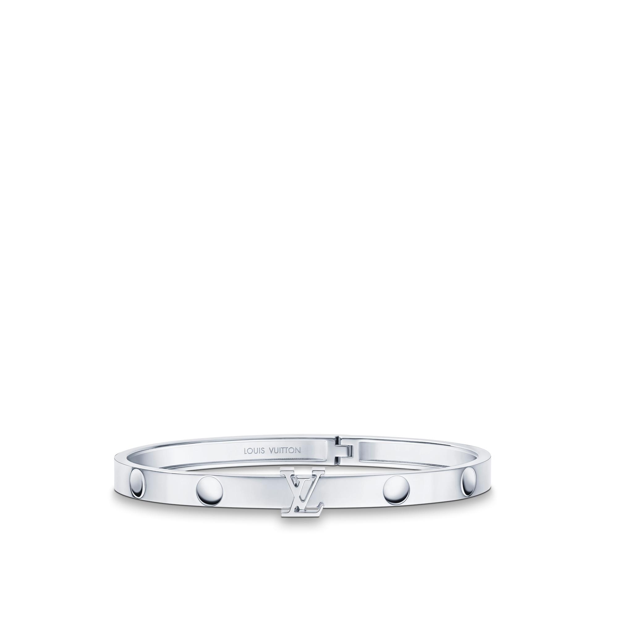 Empreinte Bangle, White Gold - 3