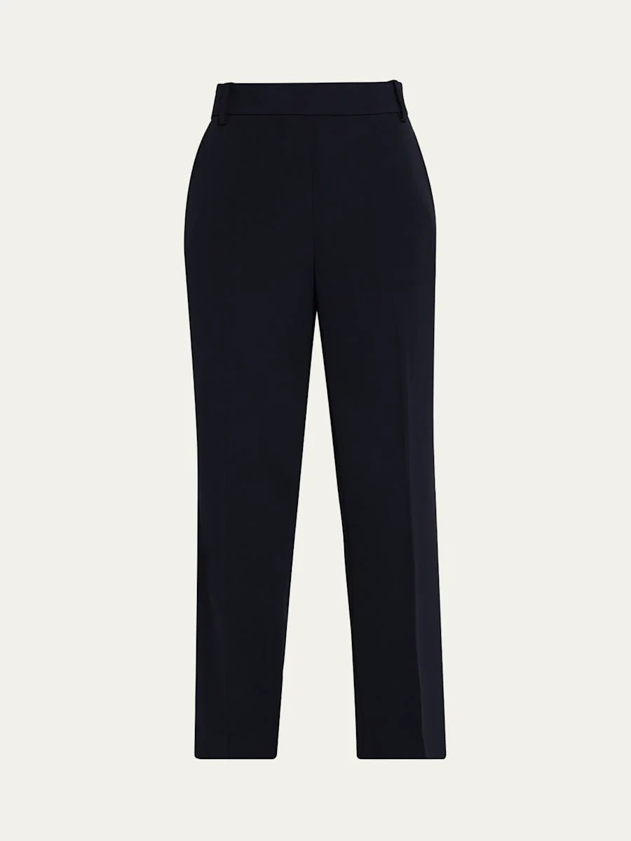 Mid-Rise Tapered Pull-On Pants - 1