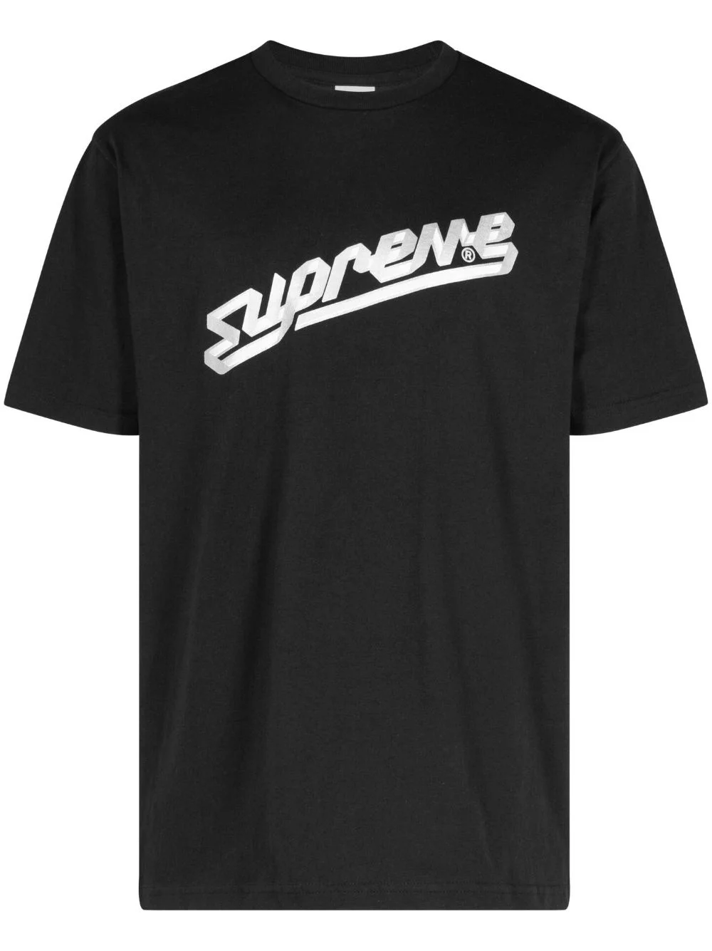 logo-print cotton T-shirt - 1