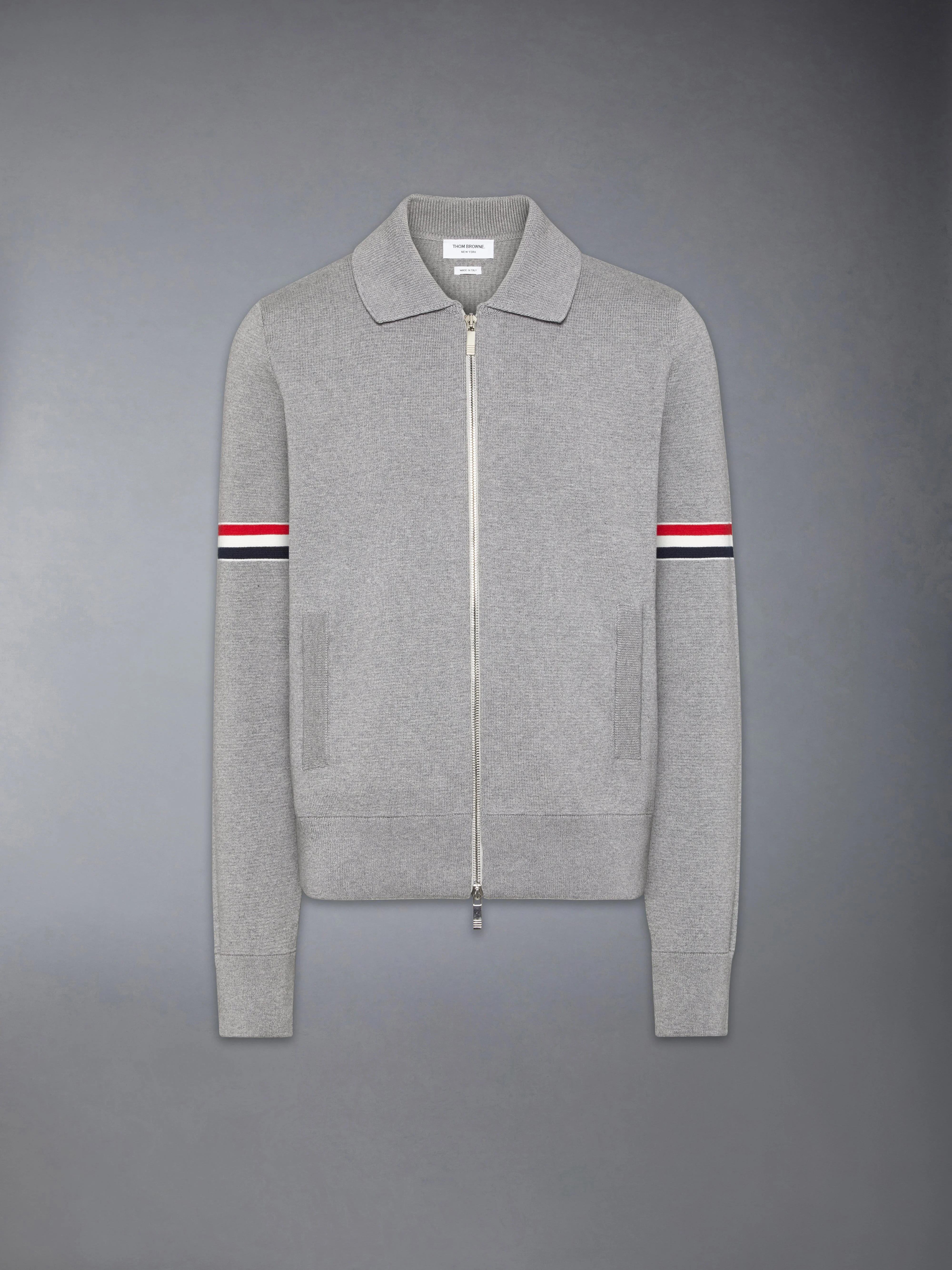 COTTON MILANO STITCH ARMBAND BOMBER JACKET - 1