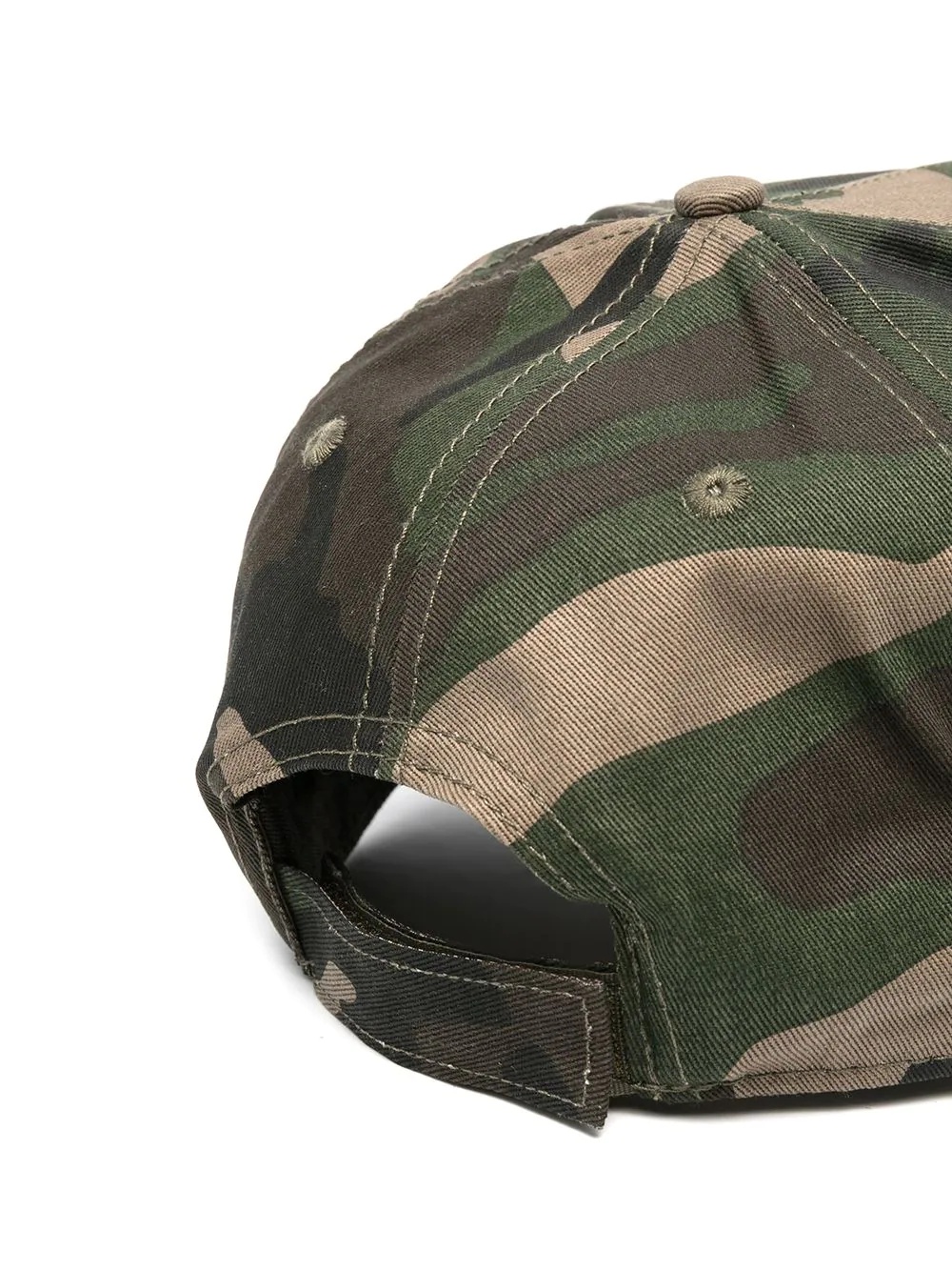 camouflage-print cap - 2