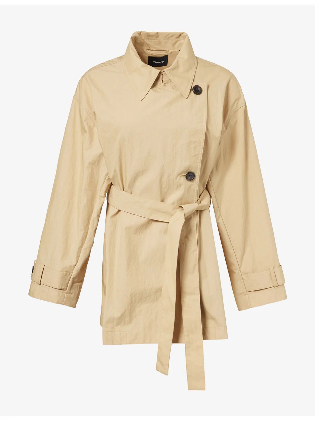 The Relaxed Woven Trench Coat - 1