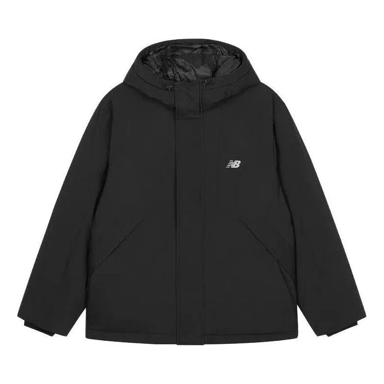 New Balance Winter Windproof Down Jacket 'Black' AMJ33322-BK - 1
