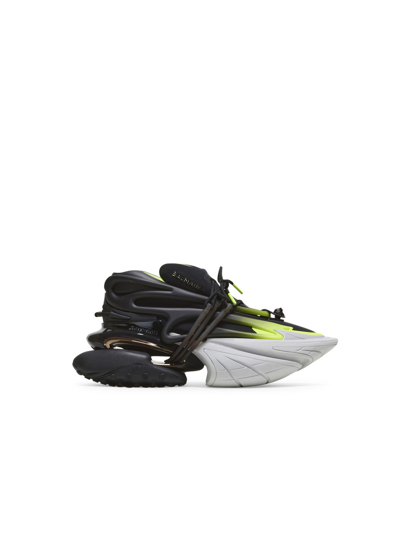 형광 Unicorn 트레이너 neoprene 및 가죽 - 1