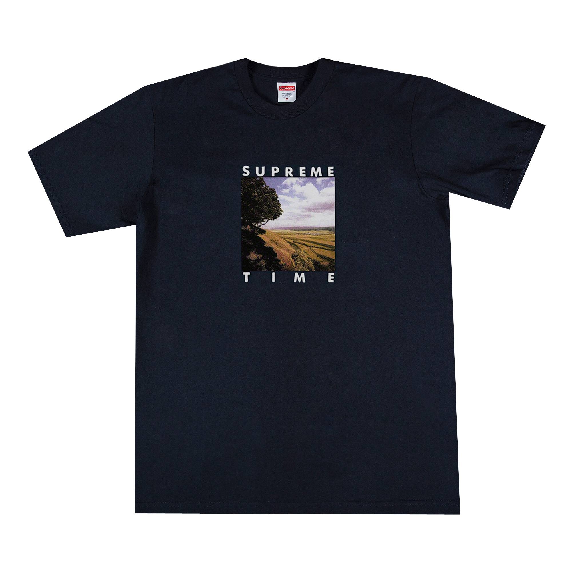 Supreme Supreme Time Tee 'Navy' - 1