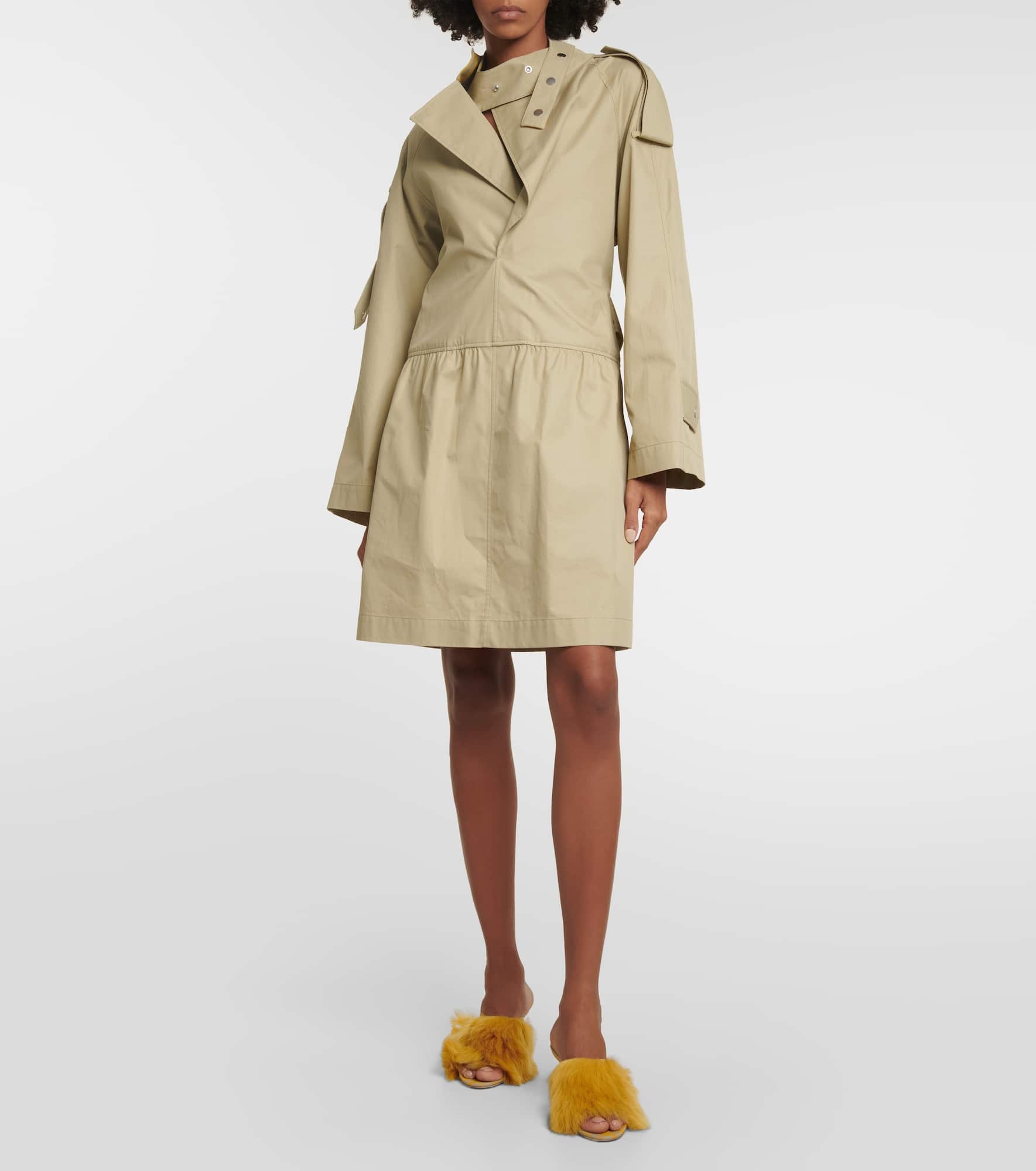 Jackie shearling and leather mules - 2
