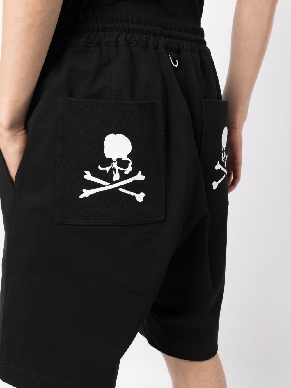 logo-print drawstring bermuda shorts - 5