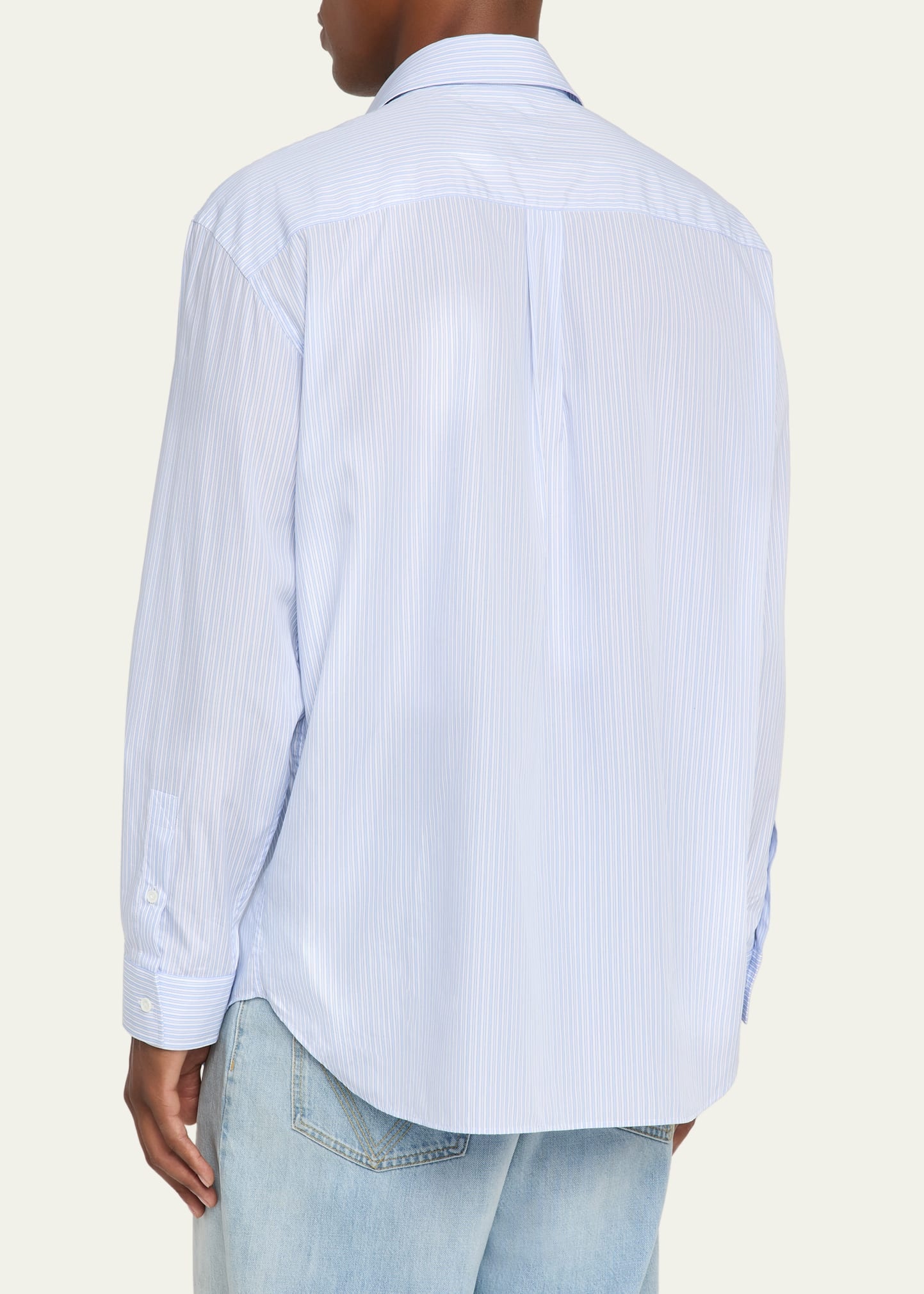 Men's Tonal Stripe Pocket Sport Shirt - 3
