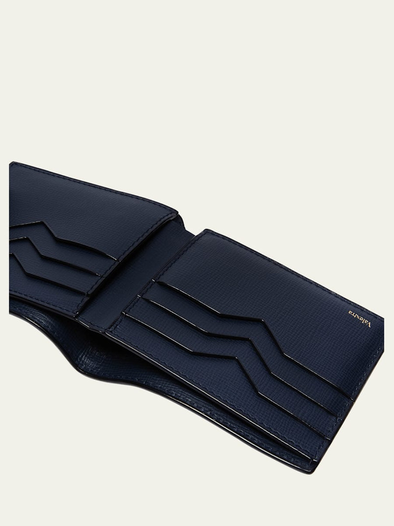 Valextra Men's Leather V-Cut Bifold Wallet outlook