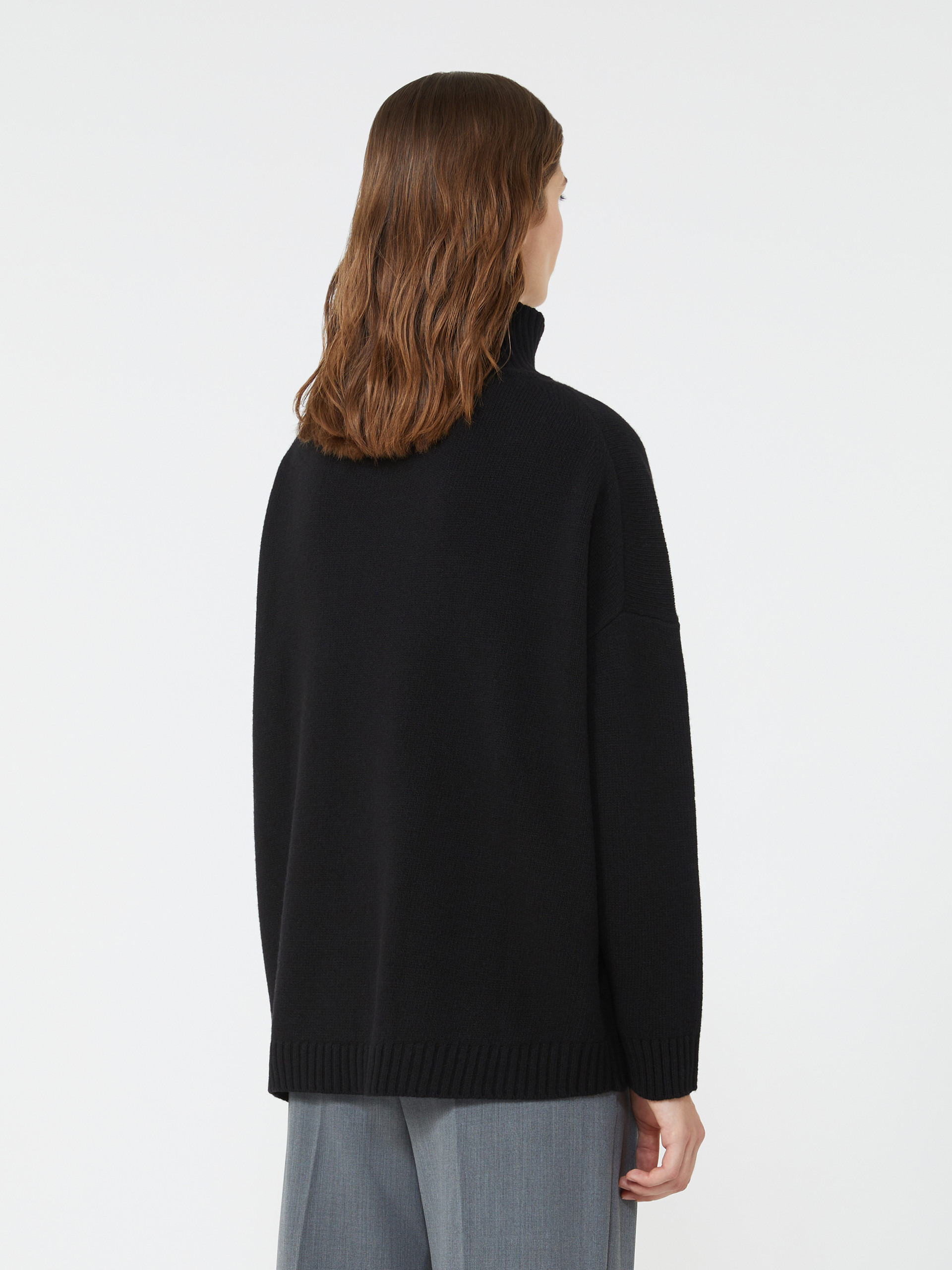 BORGIA Wool knit turtleneck jumper - 4