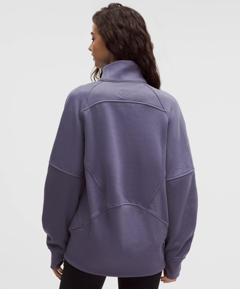 Scuba Oversized Funnel-Neck Half Zip *Long 3