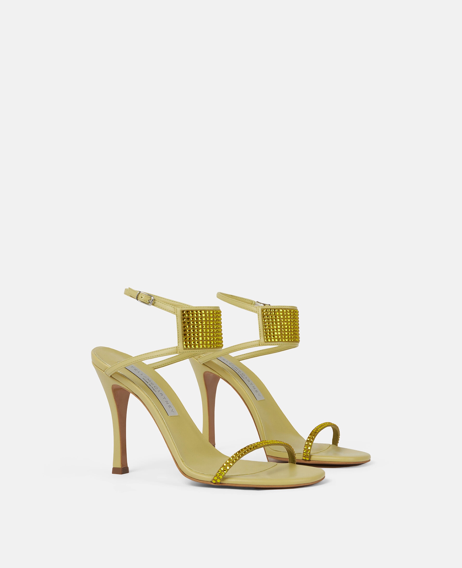 Stella 100 Crystal Stiletto Sandals - 2