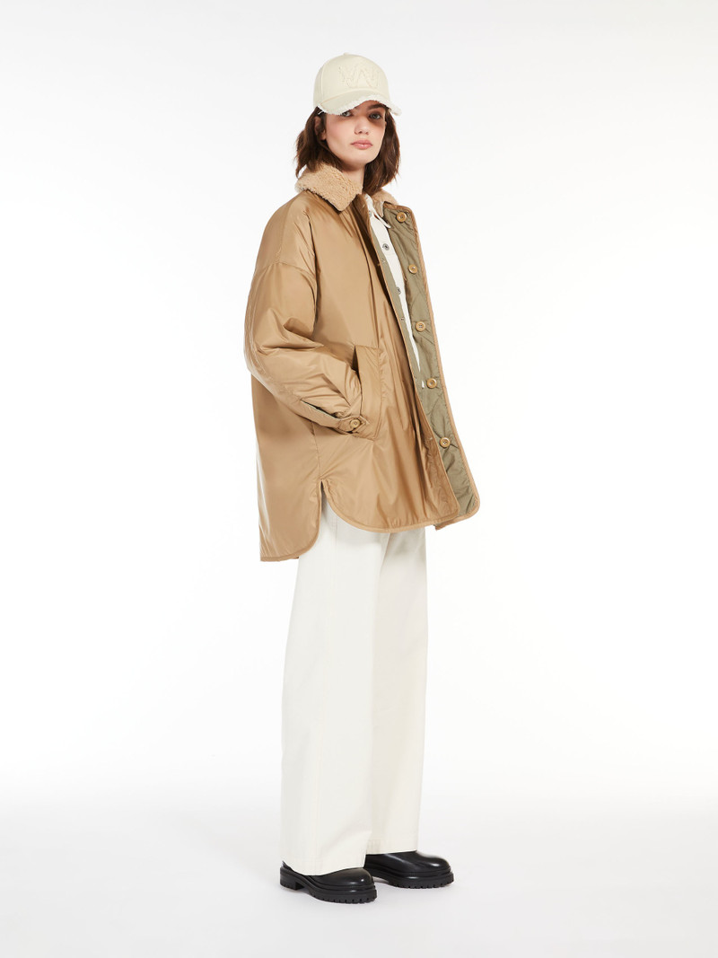 WEEKEND Max Mara DRAVA Reversible water-repellent canvas down jacket outlook