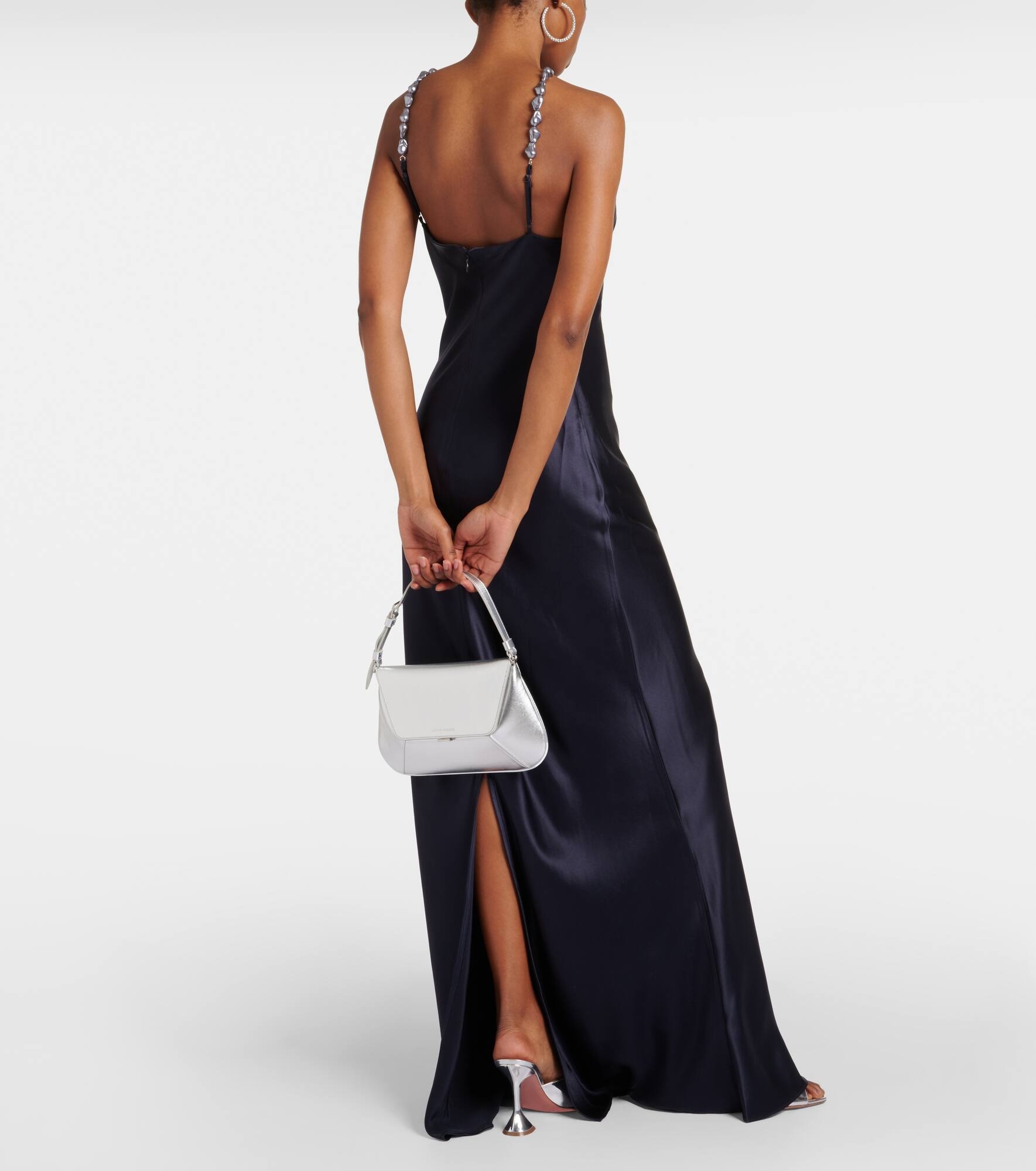 Cadence halterneck satin slip dress - 3