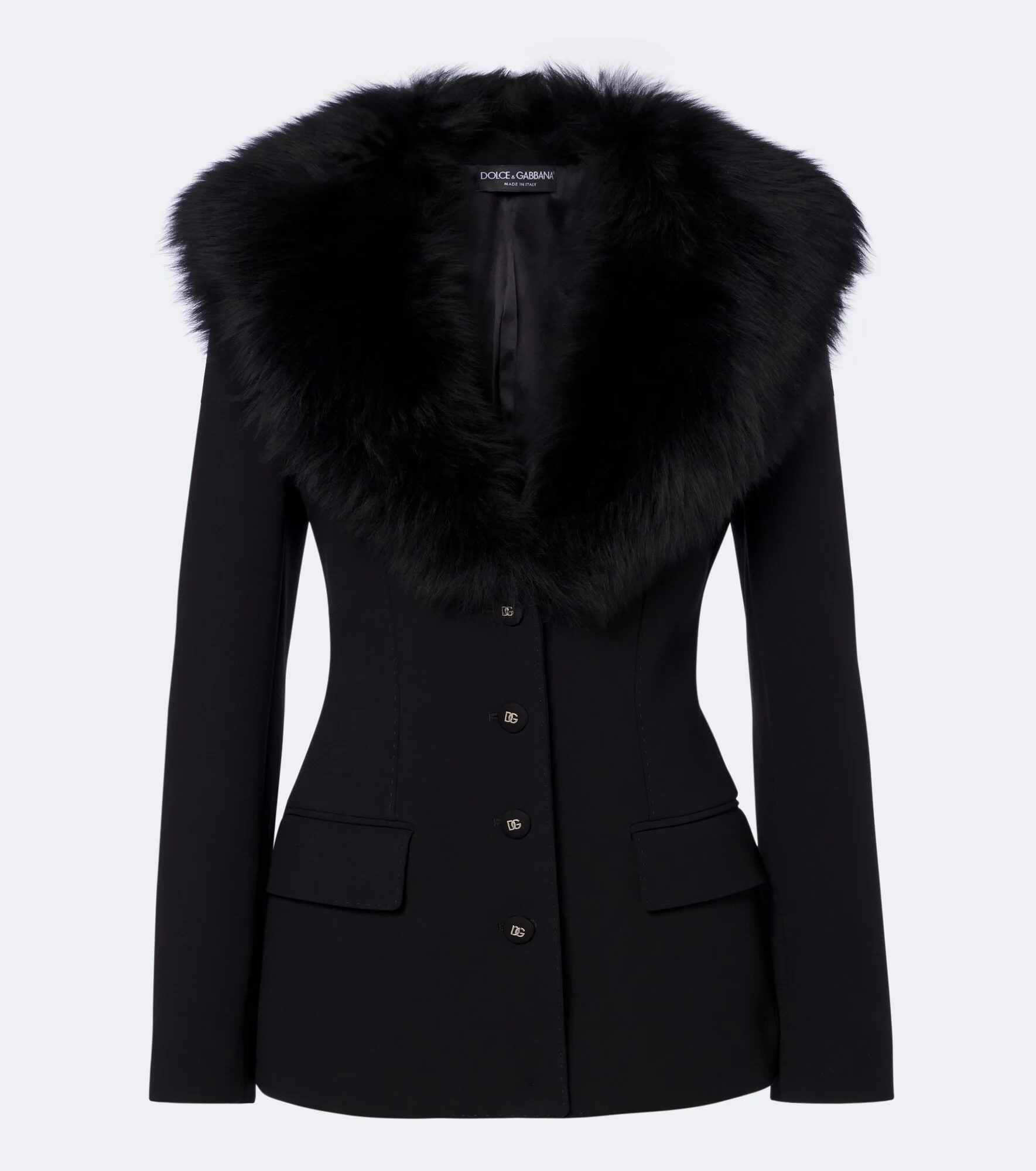 DG wool-blend jacket - 1