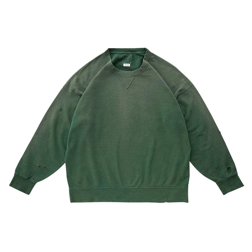 AMPLUS CREW L/S CRASH GREEN - 1