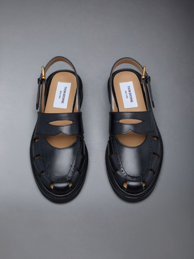 cut-out slingback sandals 5