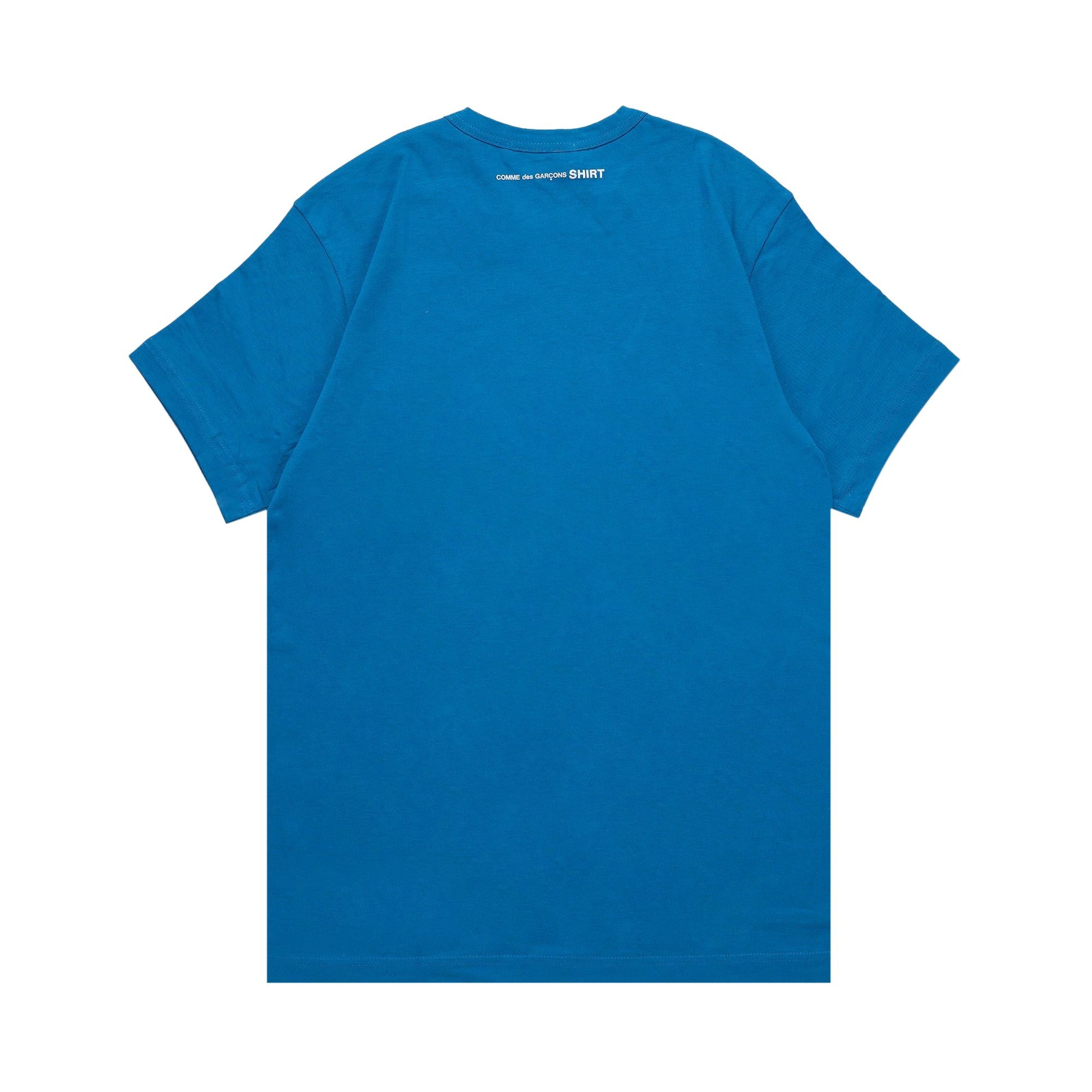 Comme des Garçons SHIRT Back Logo T-Shirt 'Blue' - 2