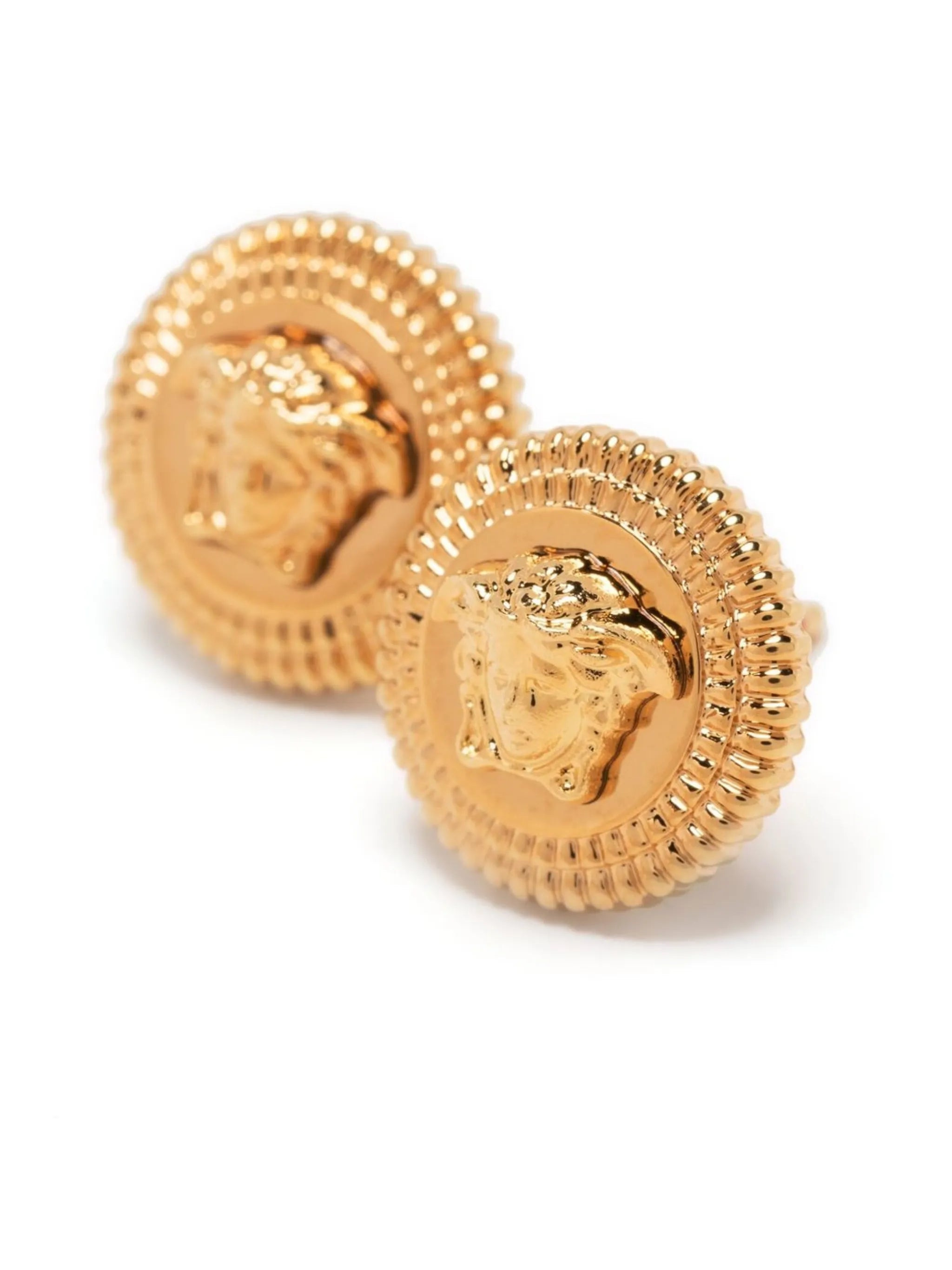Versace Medusa-plaque Detail Earrings - 2