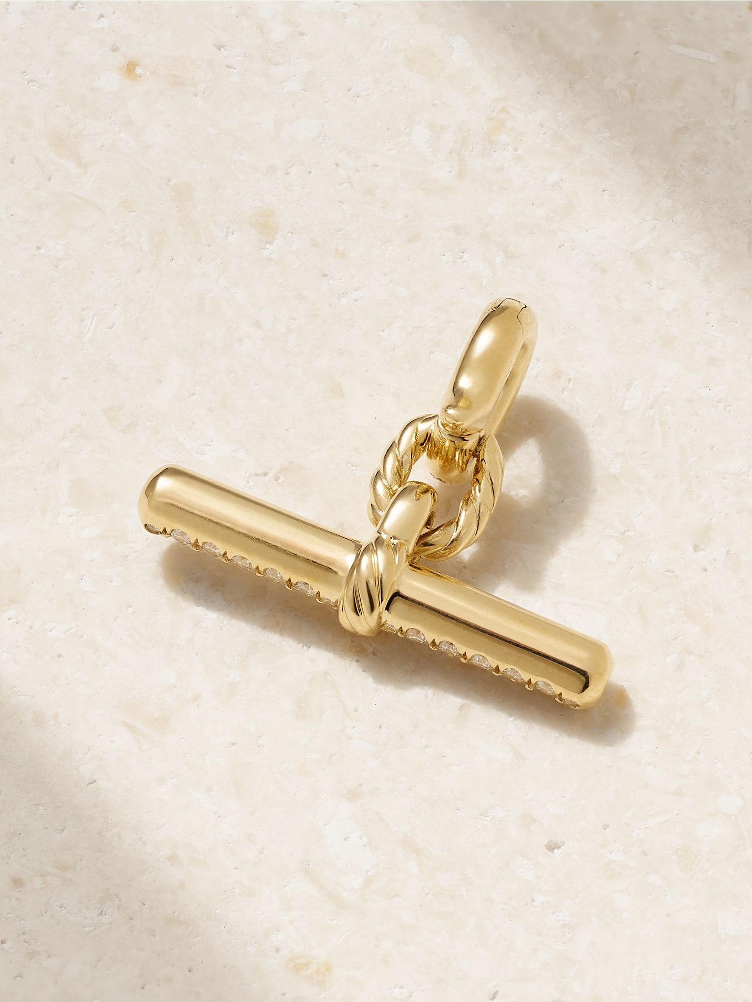 DY Madison® 18-karat gold diamond pendant Gold - 3