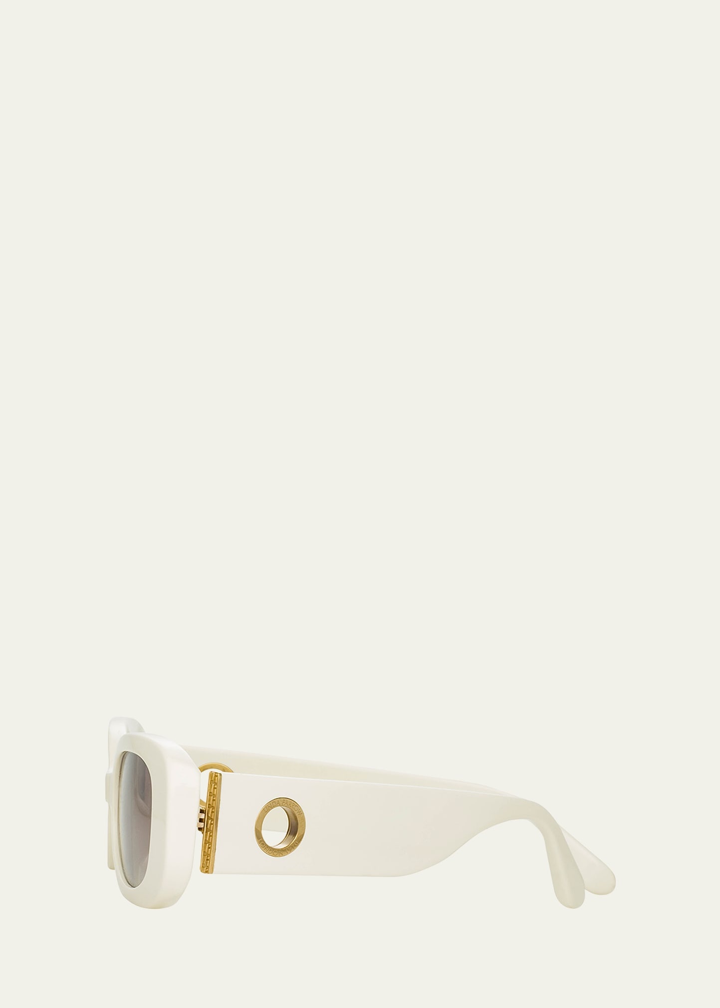 Lola Rectangle Acetate & Nylon Sunglasses - 3