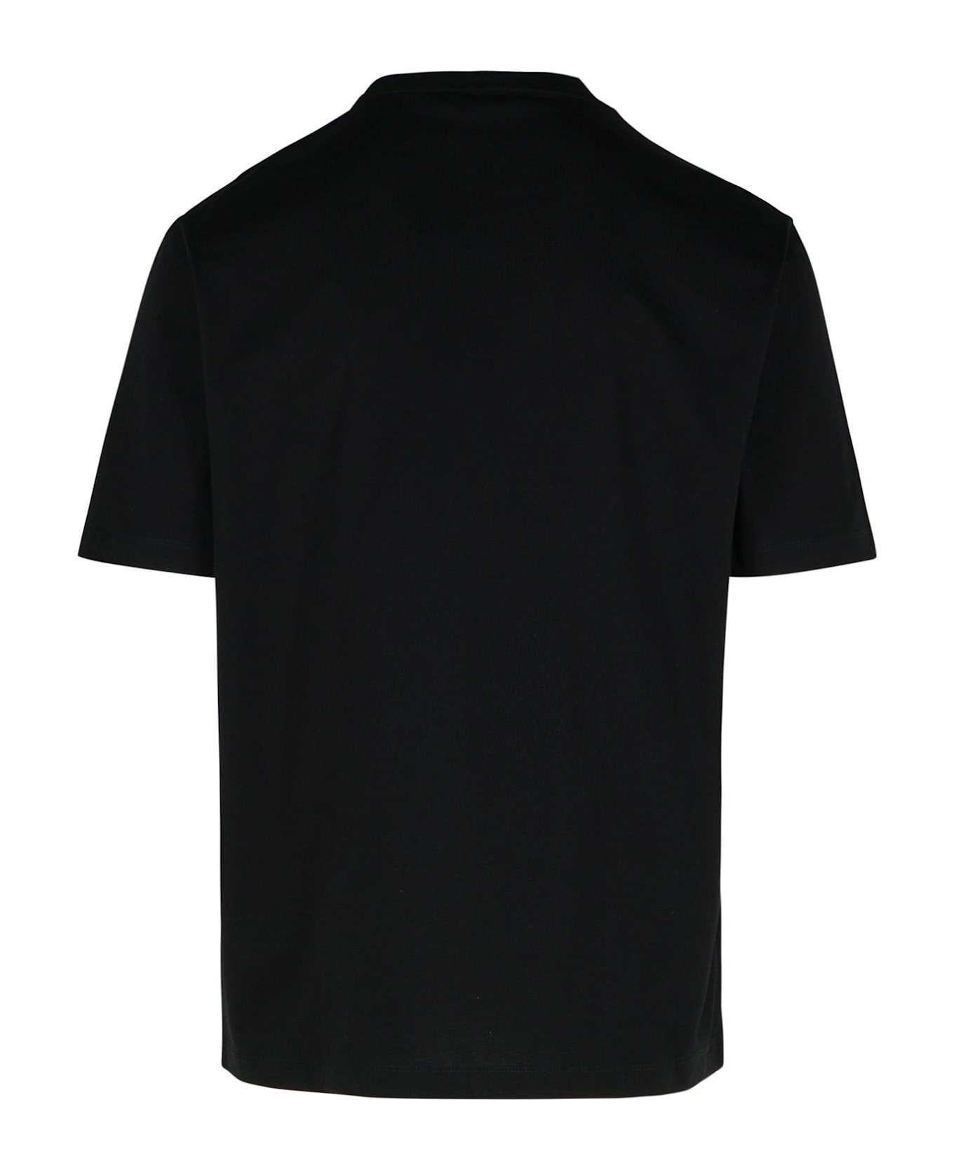 Black Cotton T-shirt - 3
