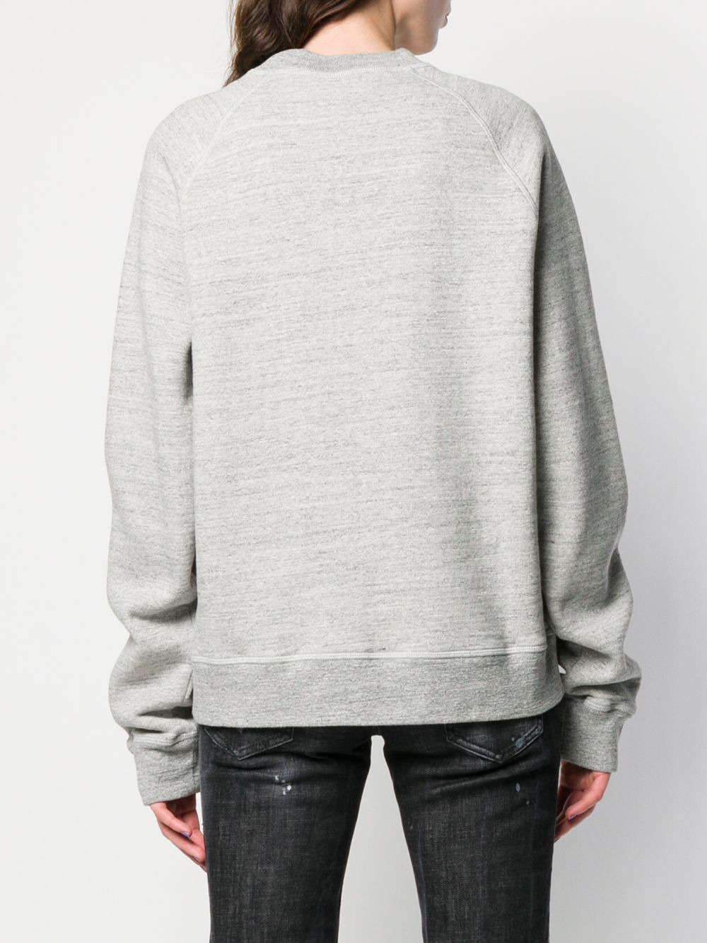 logo print sweatshirt - 4