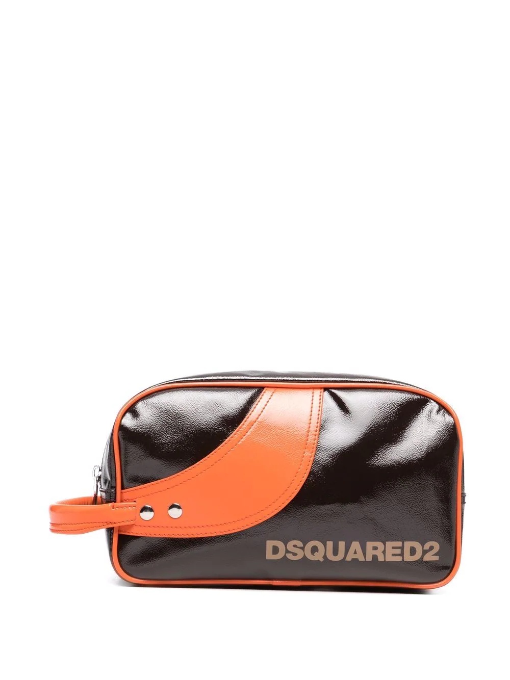 logo-print toiletry bag - 1