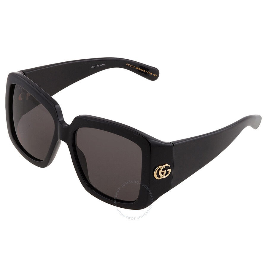 Gucci Grey Ladies Square Sunglasses GG1402S 001 55 - 3
