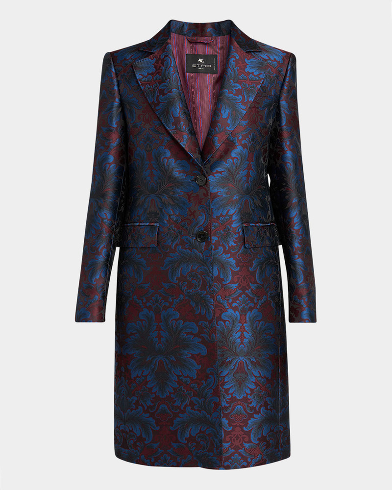 Floral Brocade Princess Coat 1