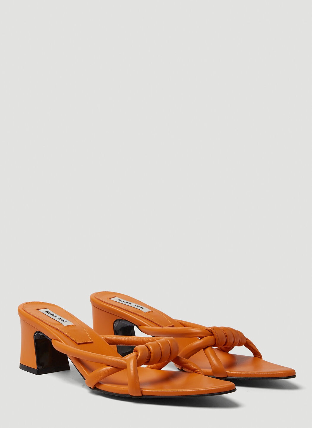 Noodle Knot Heeled Sandals - 2