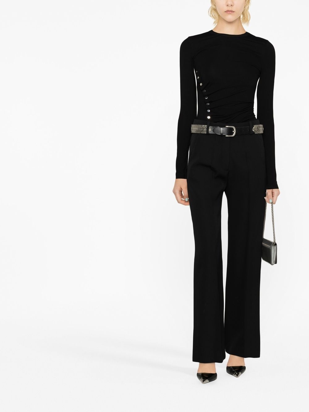 straight-leg tailored trousers - 2
