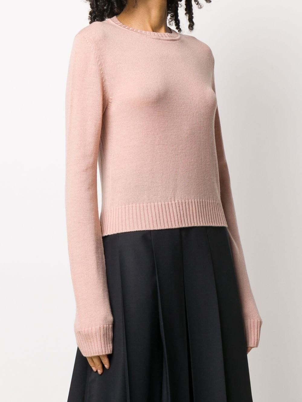 long-sleeve wool jumper - 3