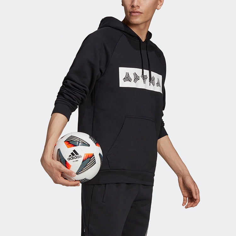 adidas Tan Sw Hoody Soccer/Football Sports Training Pullover Black FS5049 - 6