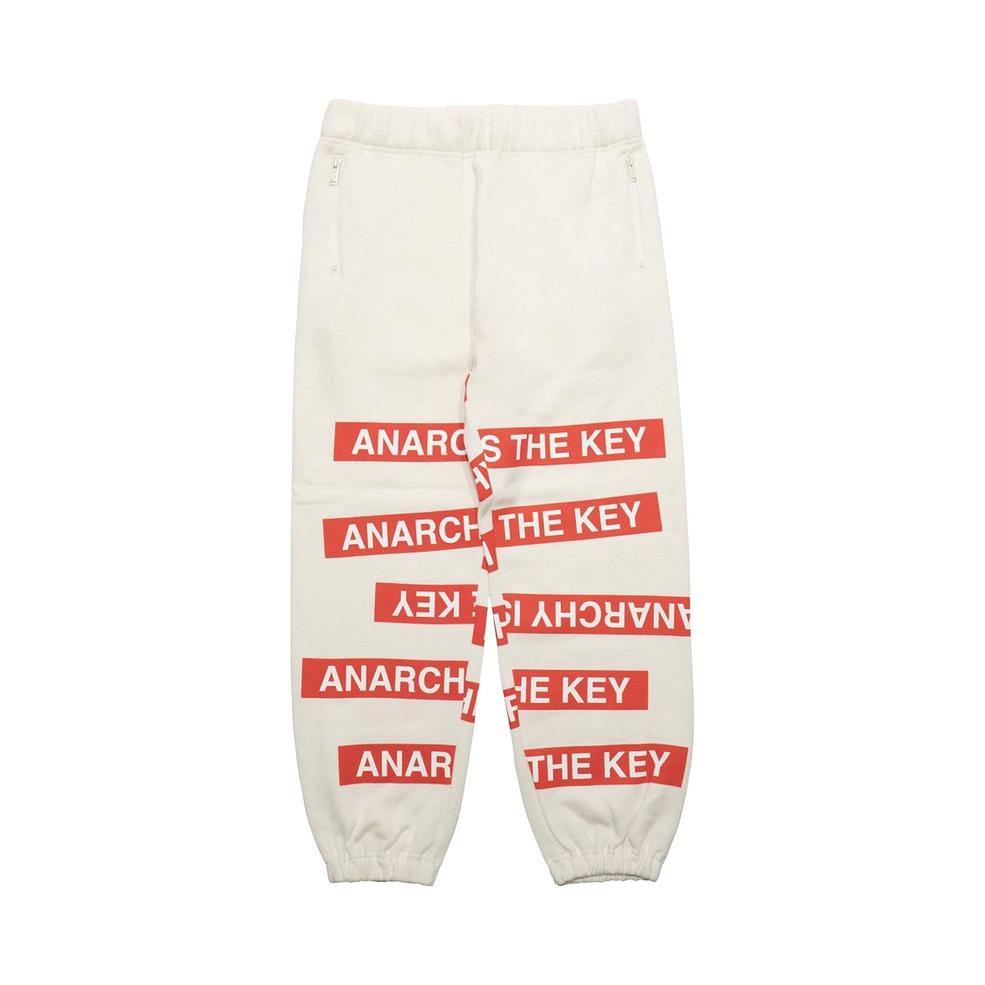 Undercover Graphic Sweatpants 'Off White' - 1
