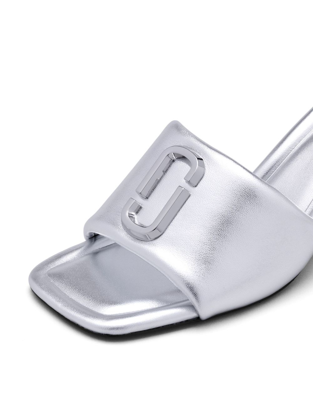 The Metallic J leather mules - 4