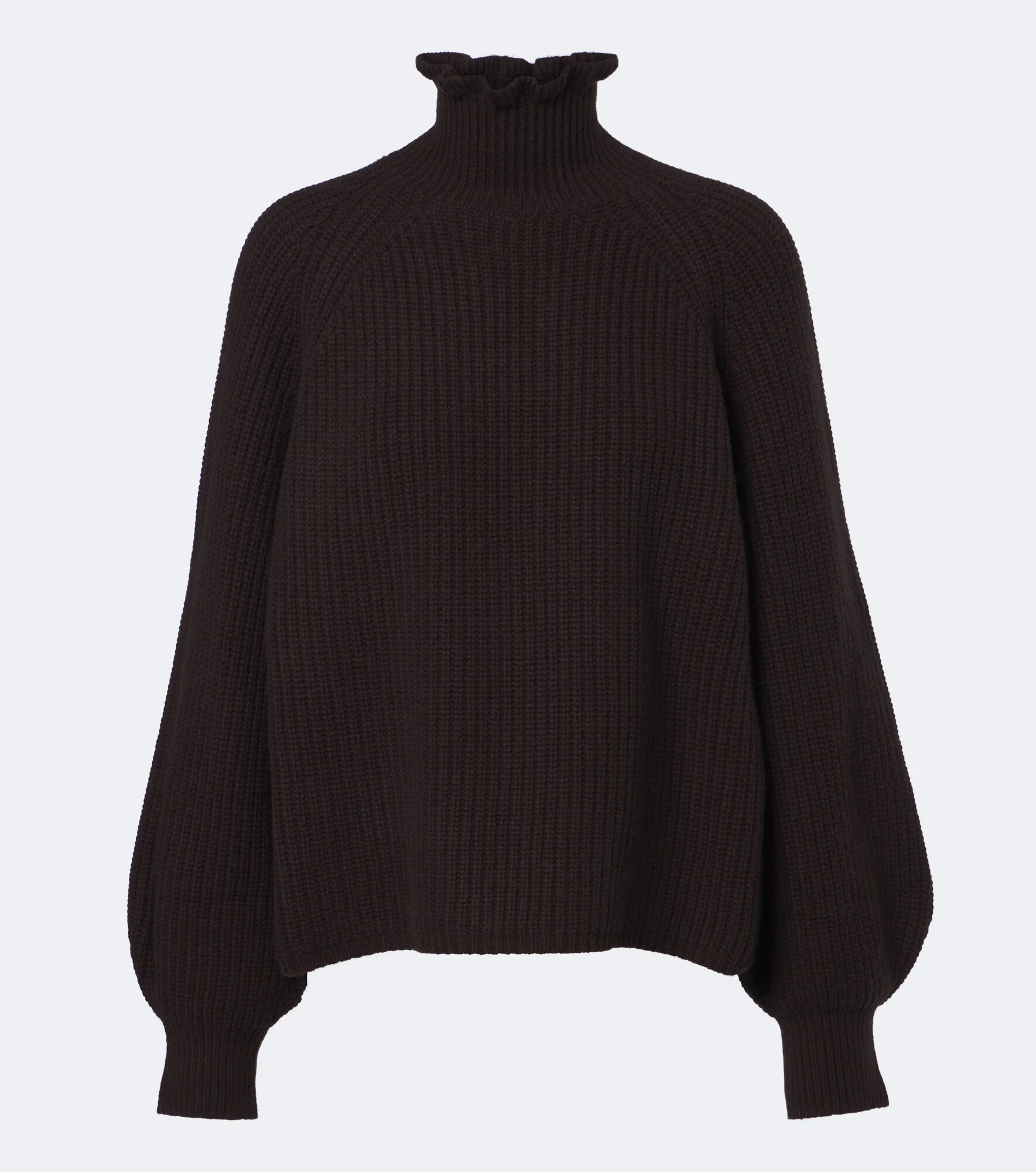 Ribbed-knit wool and cashmere sweater - 1