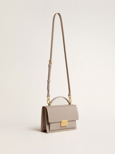 Golden Goose Venezia Bag in beige boarded leather with gold details outlook