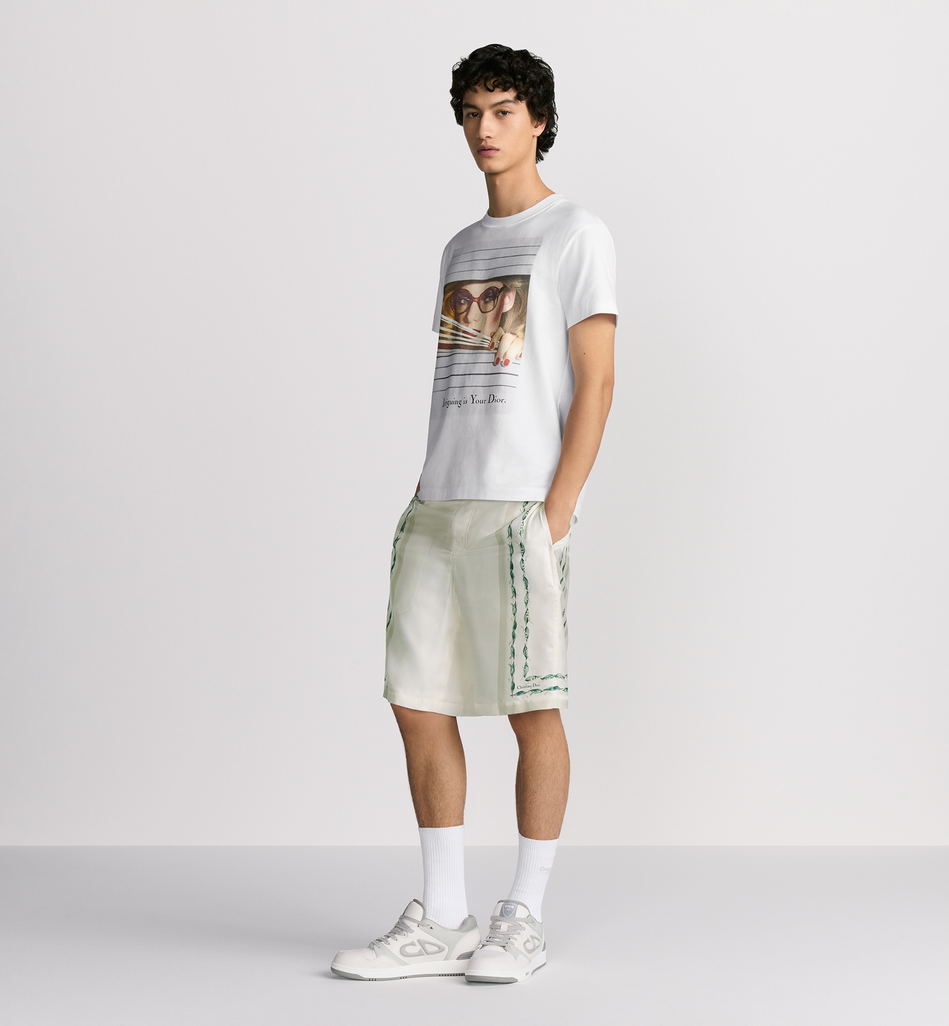 Christian Dior Couture Lily of the Valley Bermuda Shorts - 3