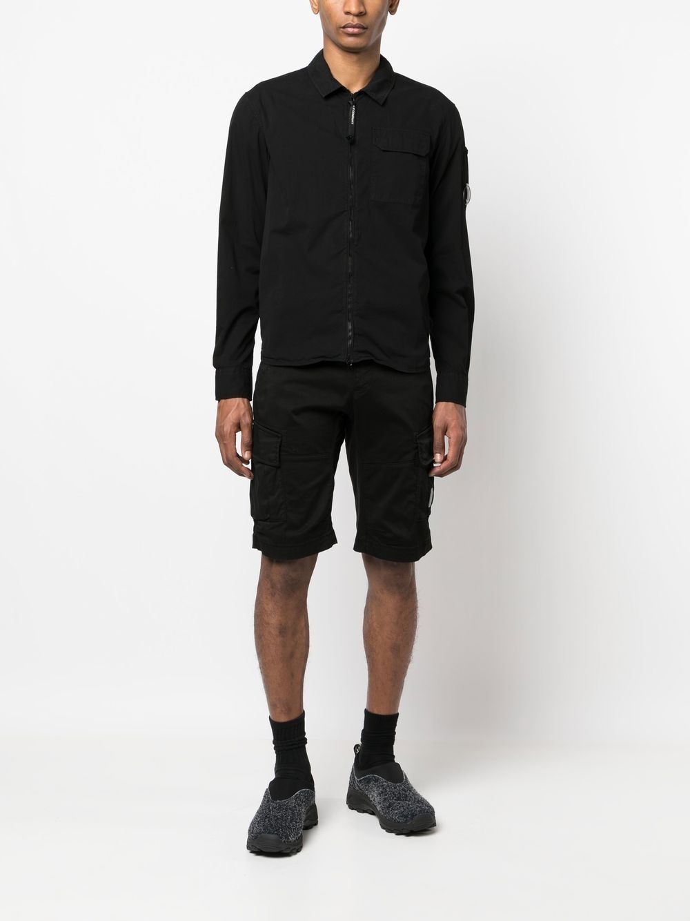 mid-rise cargo shorts - 2