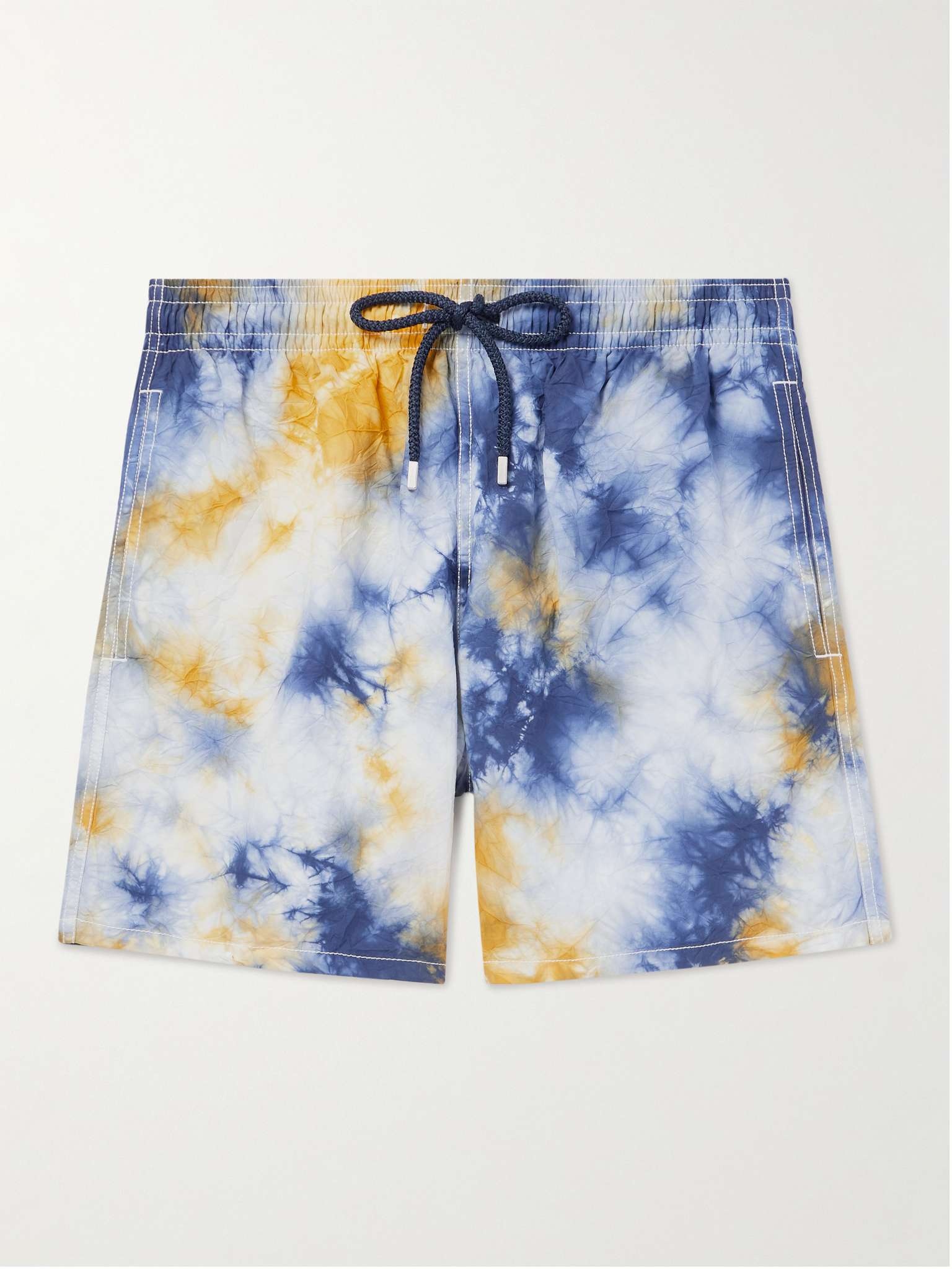Moorea Slim-Fit Mid-Length Tie-Dyed Recycled Swim Shorts - 1