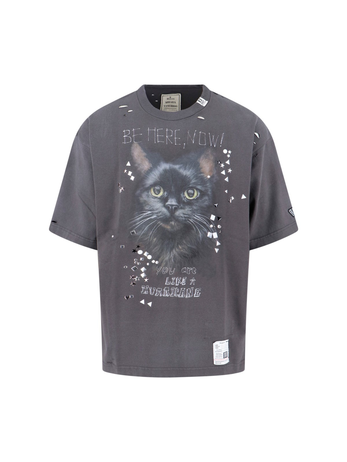 'CAT' STUDS T-SHIRT - 1