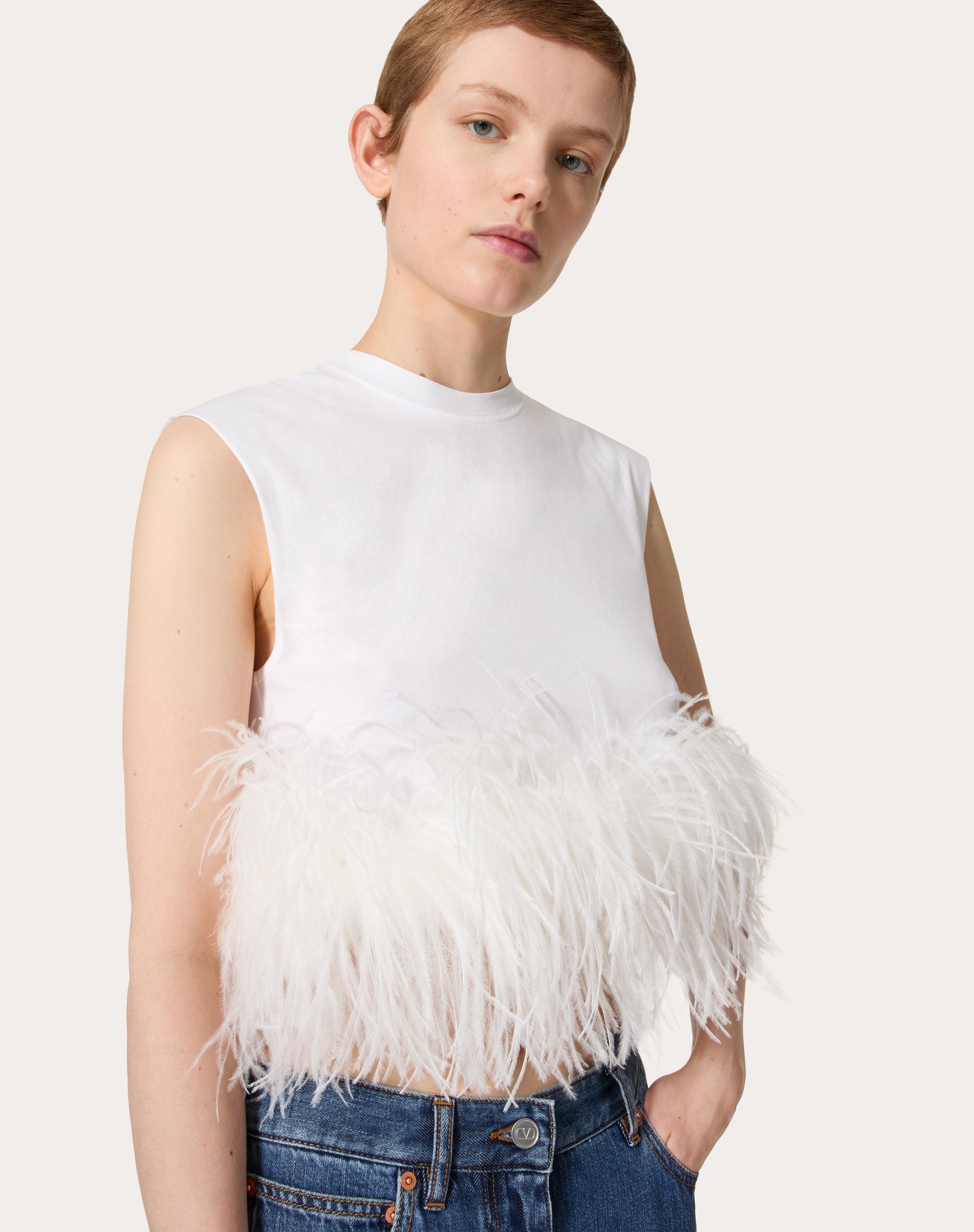 COTTON JERSEY TOP - 5