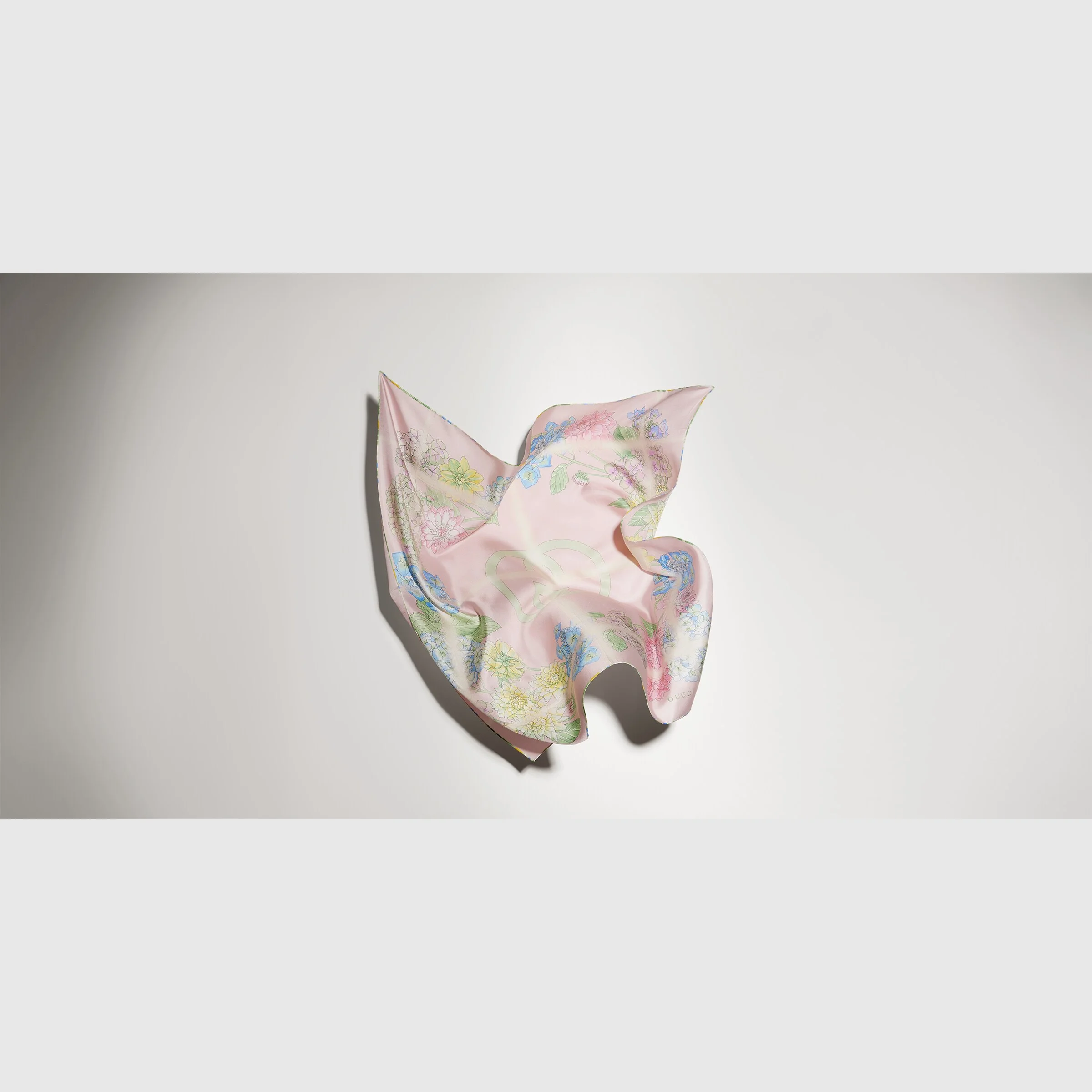 Printed silk twill carré - 1
