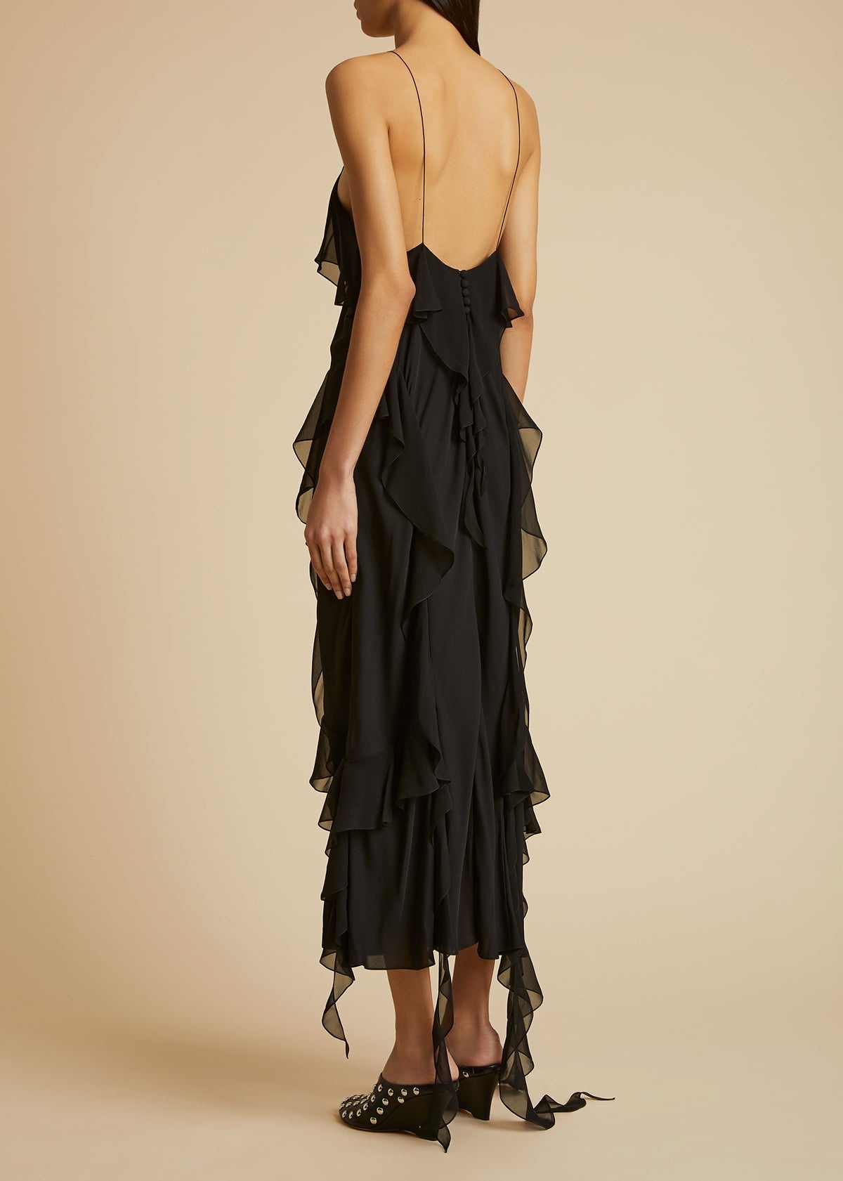 Pim ruffled midi dress - 5