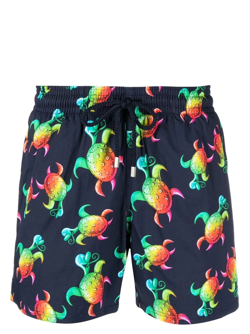 turtle-print swim shorts - 1