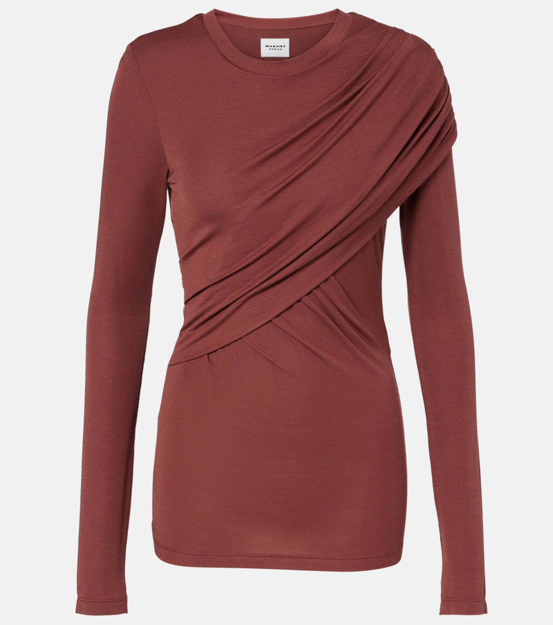 Dressi draped jersey top 1