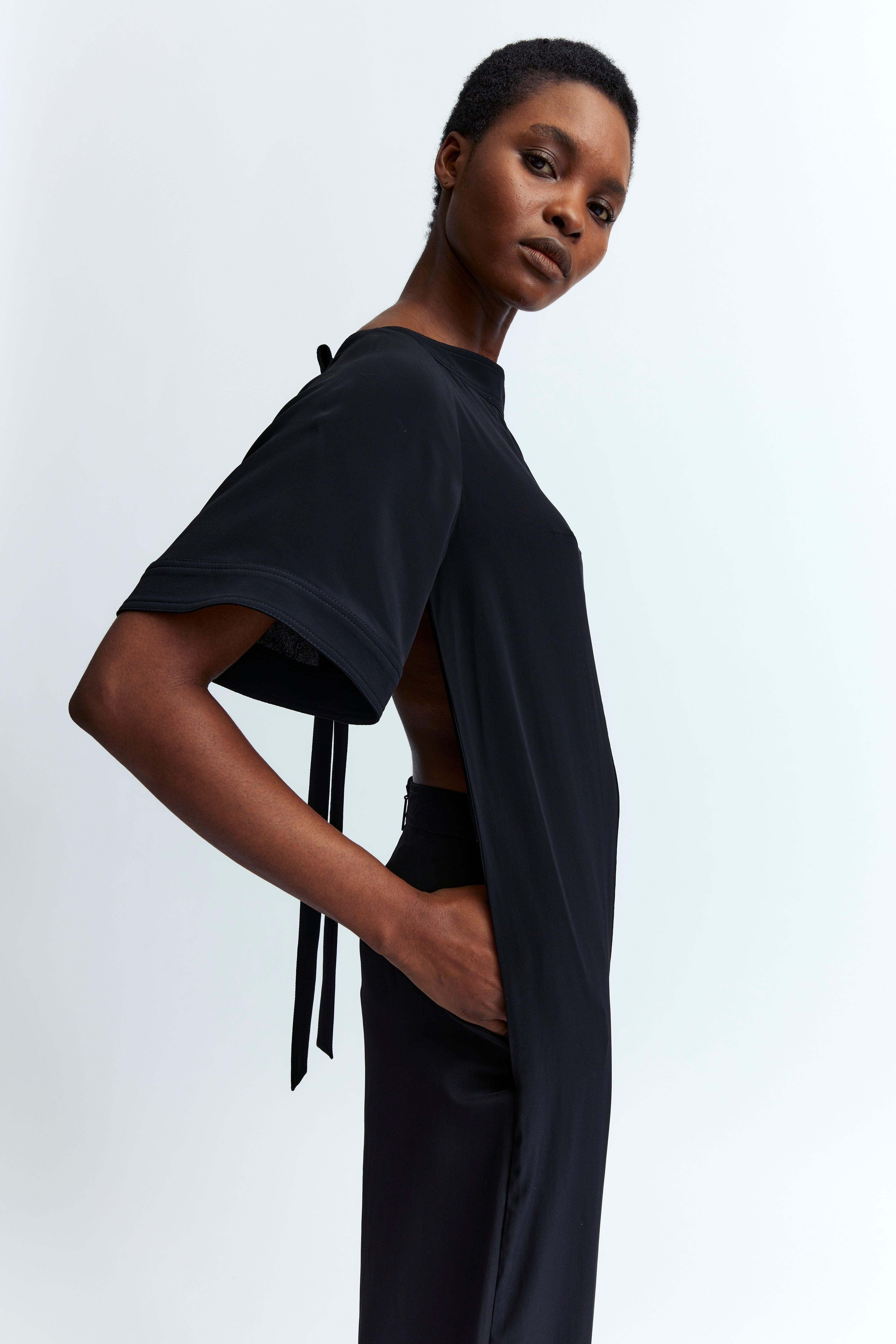 CLELIA GOWN IN CREPE - 3